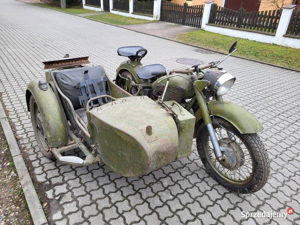 K 750 mw mw mt dniepr milicyjna m 72 Ural irbit 1111km kujawsko-pomorskie Mogilno sprzedam
