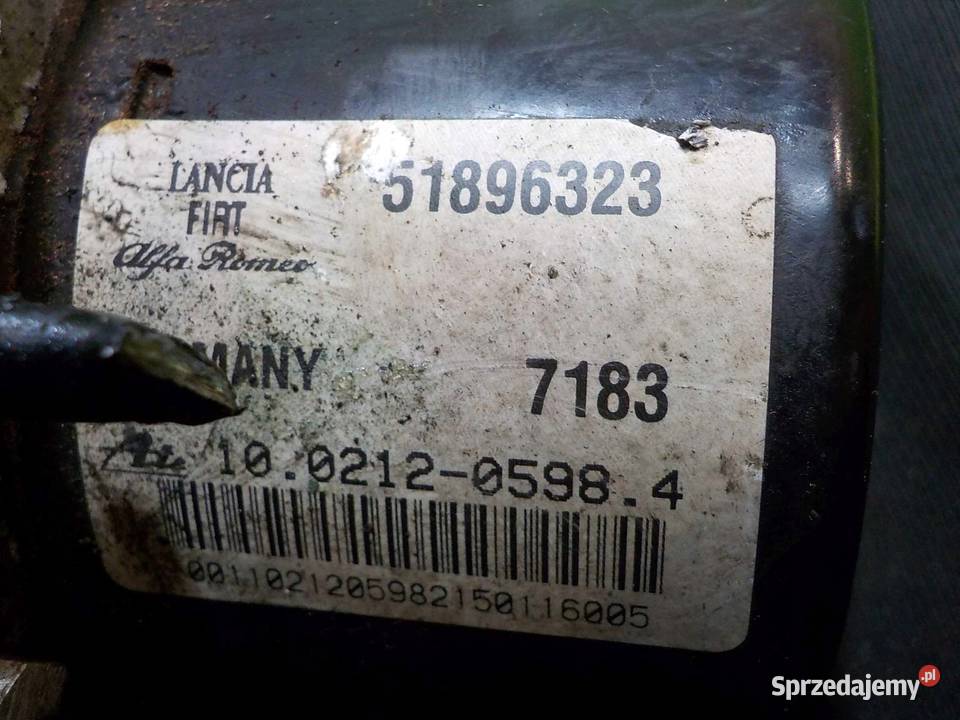 ALFA ROMEO GIULIETTA 14 T 10r pompa ABS 51896323 Pompy hamulcowe mazowieckie