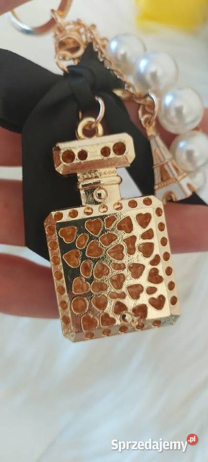 Luksusowy BRELOK CO CO CHANEL Perfum N5 perełki śląskie Gliwice