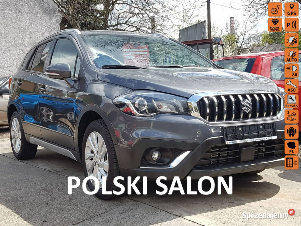 Suzuki SX4 SCross Bewypadkowy 10 KRAJOWY 4x4 17 światła do jazdy dziennej Skawina