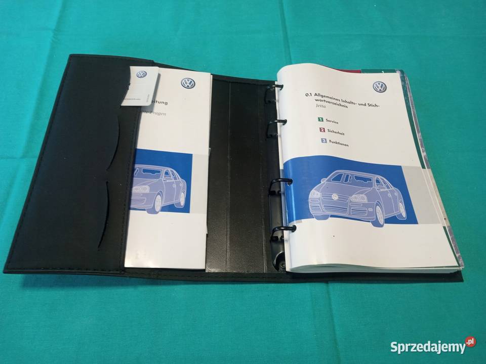 VW VOLKSWAGEN JETTA V 5 Instrukcja Obsługi motoryzacja, transport łódzkie Łódź