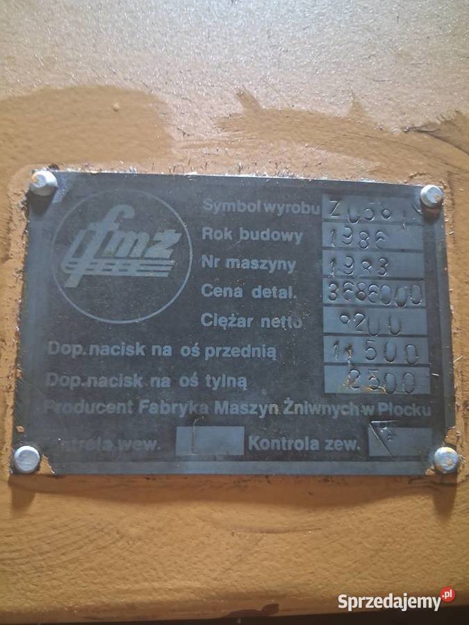 Bizon rekor z 058 hydrostat Orkowo