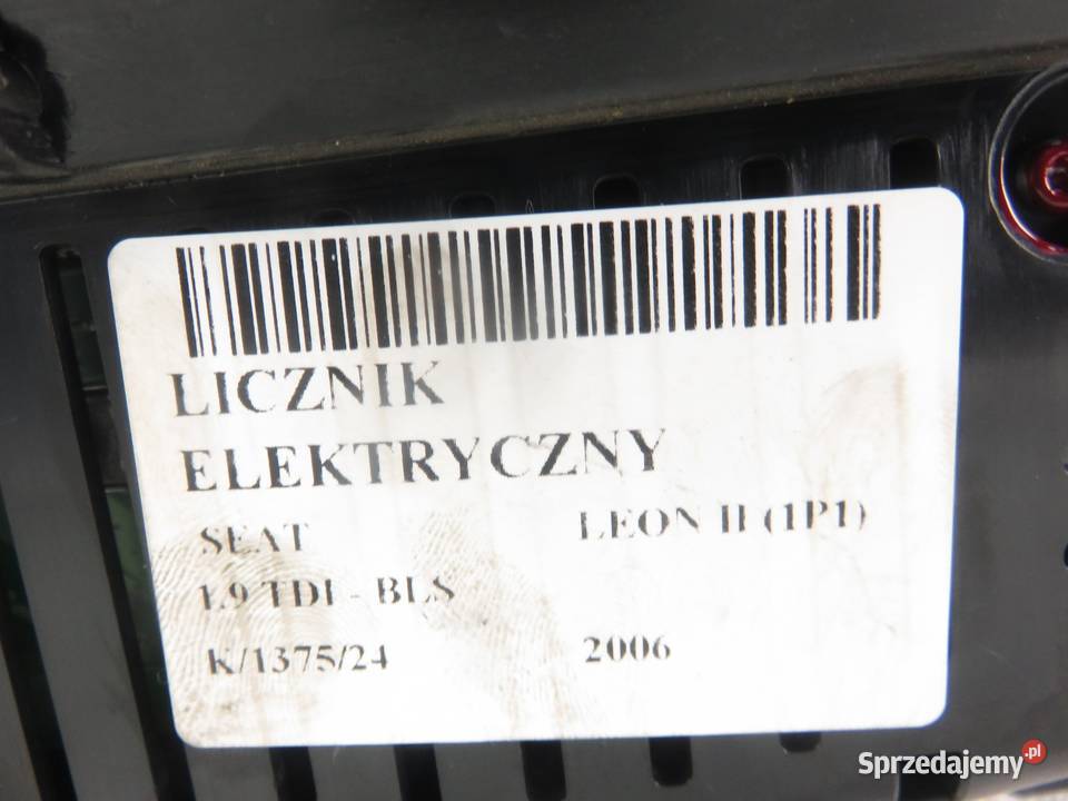 LICZNIK SEAT LEON II 1P1 19 TDI 1P0920823G