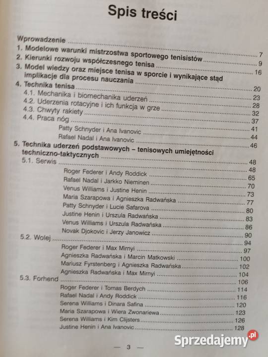 Tenis trening podręczniki używane książki Rok wydania 2018 Warszawa