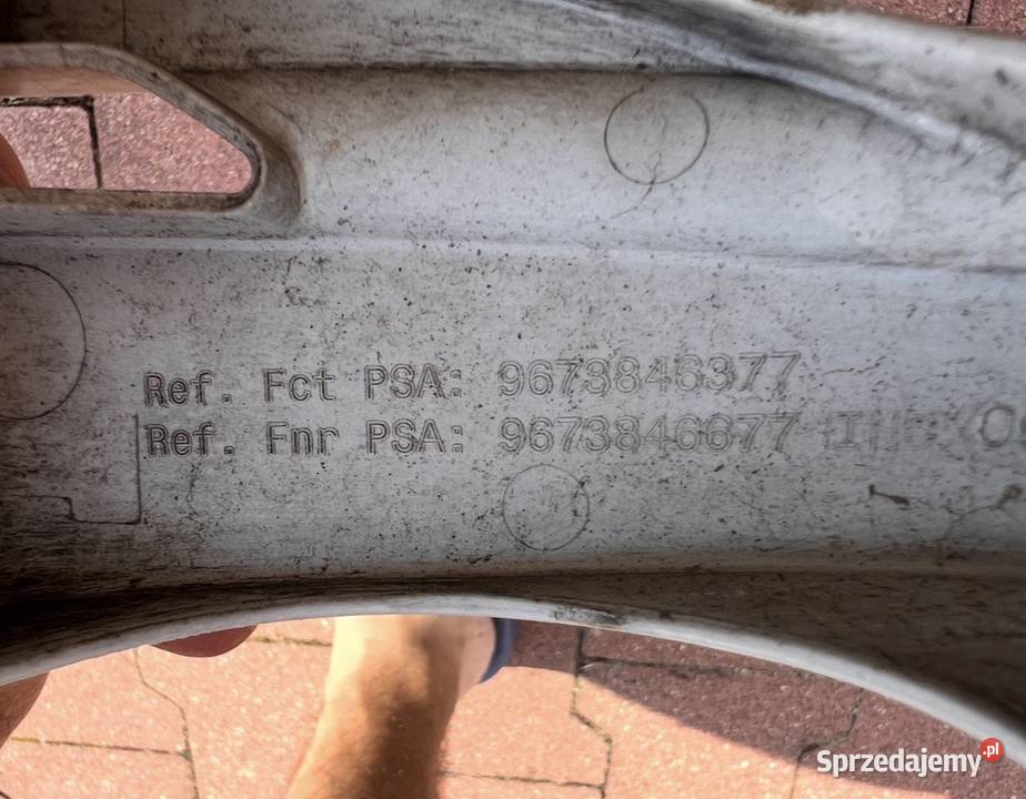 Oryginalne Kołpaki Peugeot 15 Komplet 4 OEM