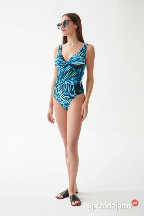 Nowy jednoczęściowy strój kąpielowy w palmy jednoczęściowe Warszawa