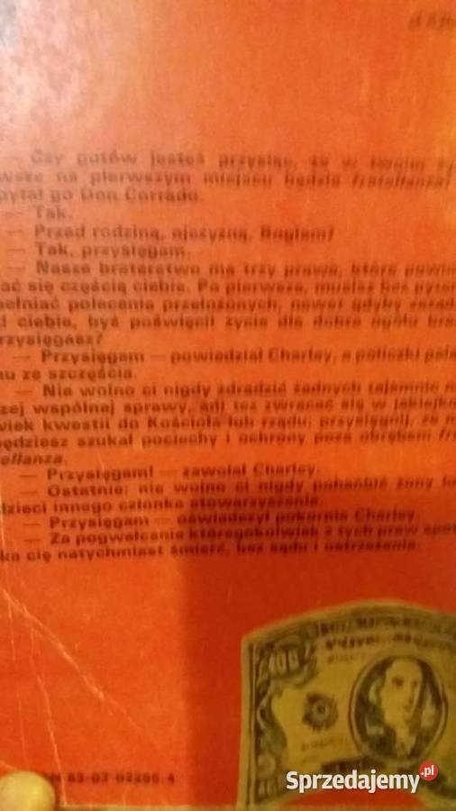 Honor Prizzich książka 1 wydanie antykwariaty Warszawa