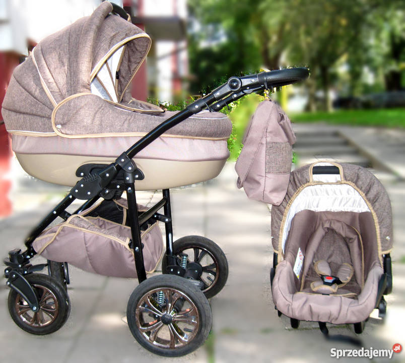 Wózek Zippy Lux 3w1 Lekki Stan Aluminium łódzkie Łódź sprzedam