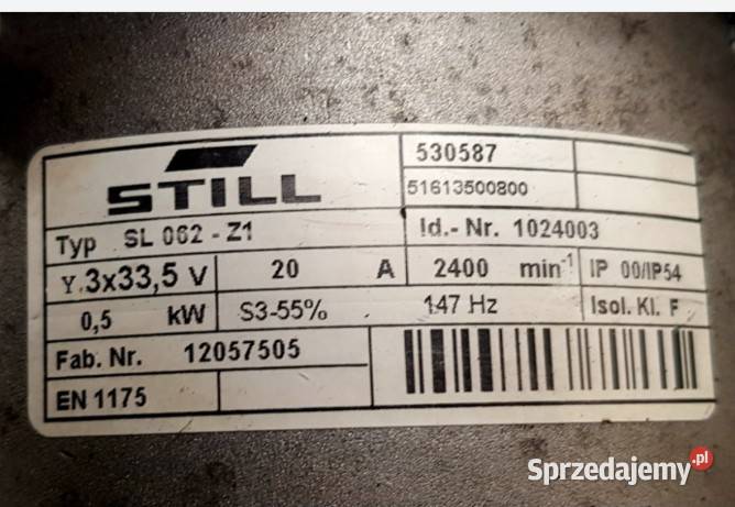 Zintegrowany silnik skrętu still fmx 51615420504