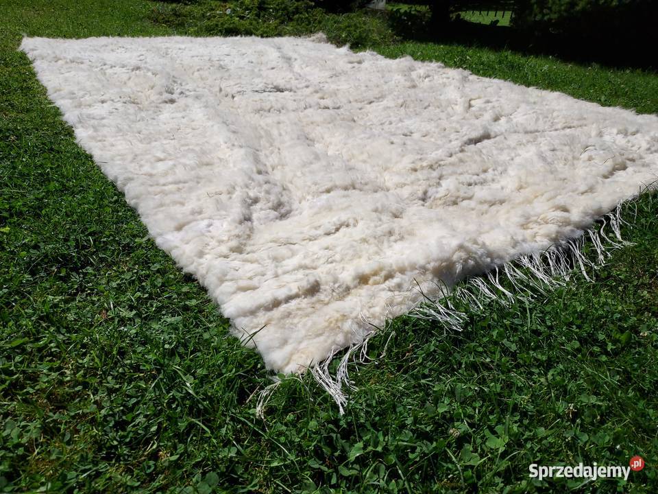 Dywan Narzuta XXXL Skróa Owcza Naturalna Dywan Szaflary