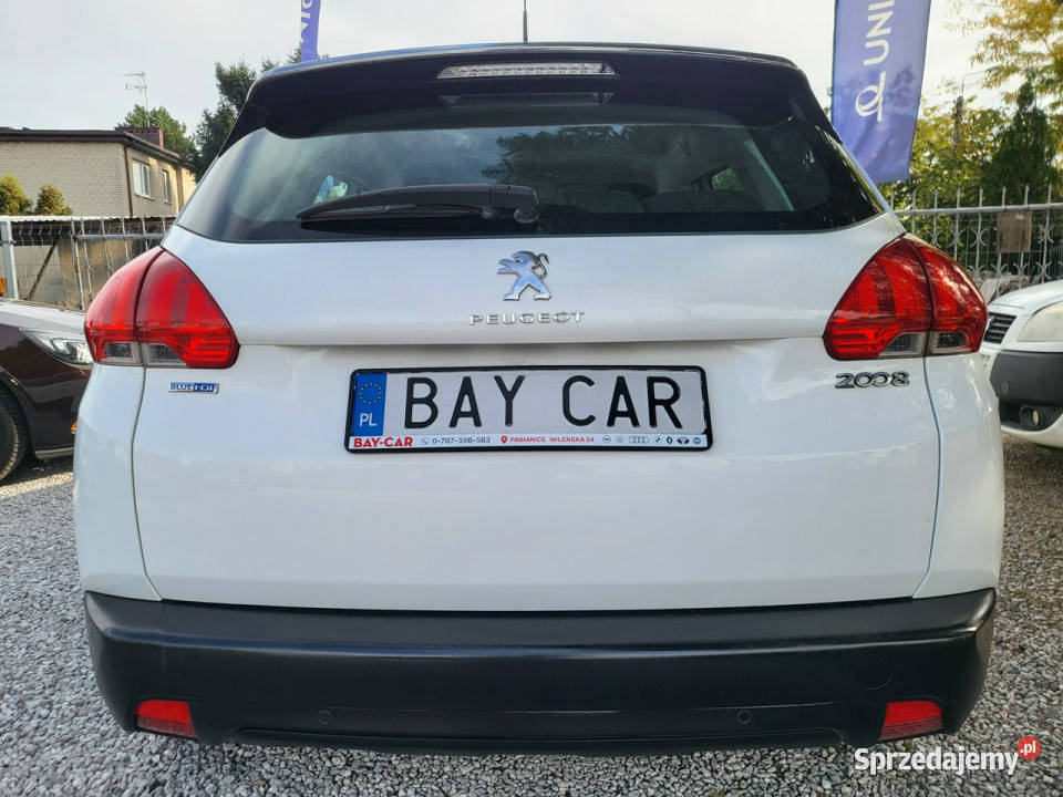 Peugeot 2008 16 HDI 100 ASO TUV Z Niemiec Opłaty biały Pabianice sprzedam