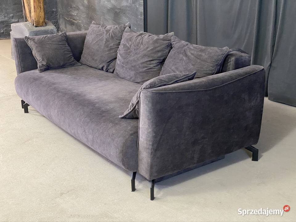 Nowoczesny zestaw wypoczynkowy sofa fotel pufa Komplety wypoczynkowe Budno sprzedam