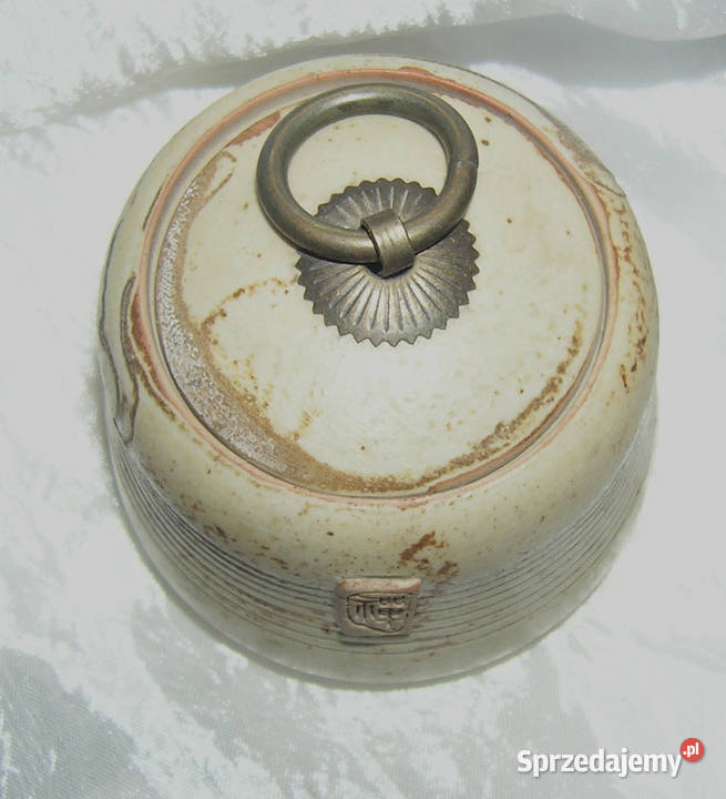 pojemnik ceramiczny na herbatęMD beżowy Bartków