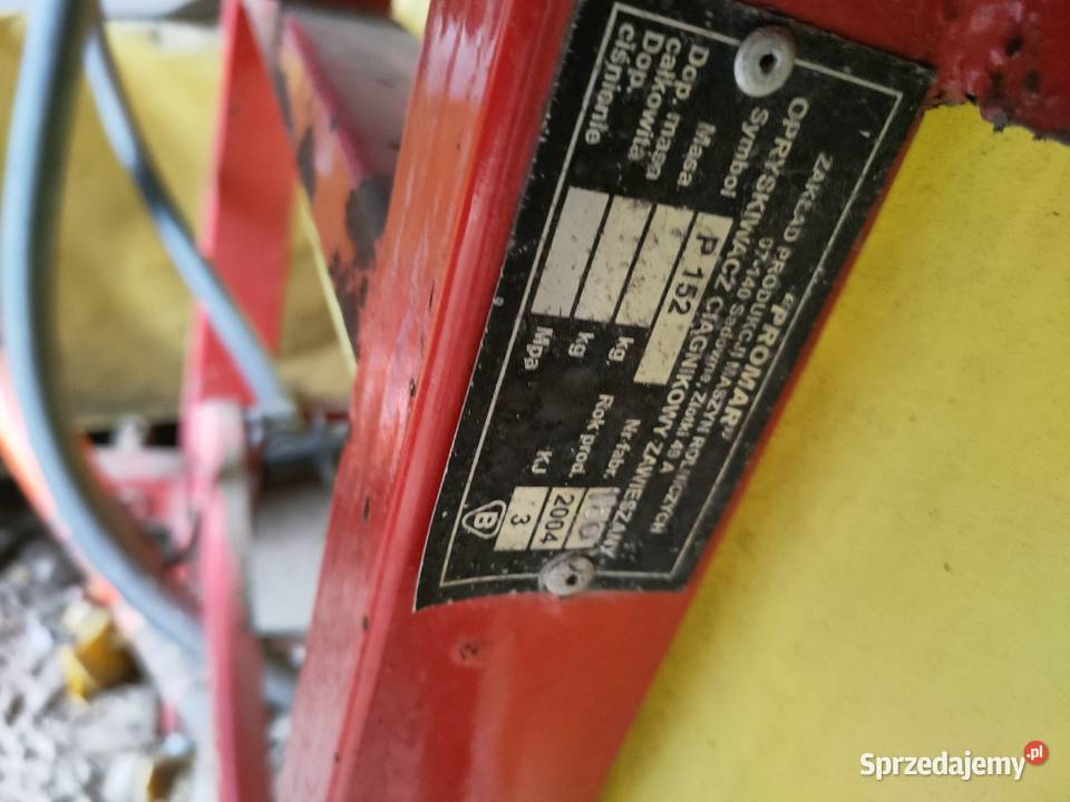 Opryskiwacz nieuszkodzony Grabów nad Pilicą