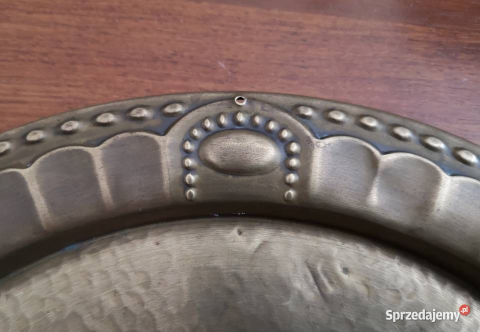 Stara mosiężna taca Katowice sprzedam