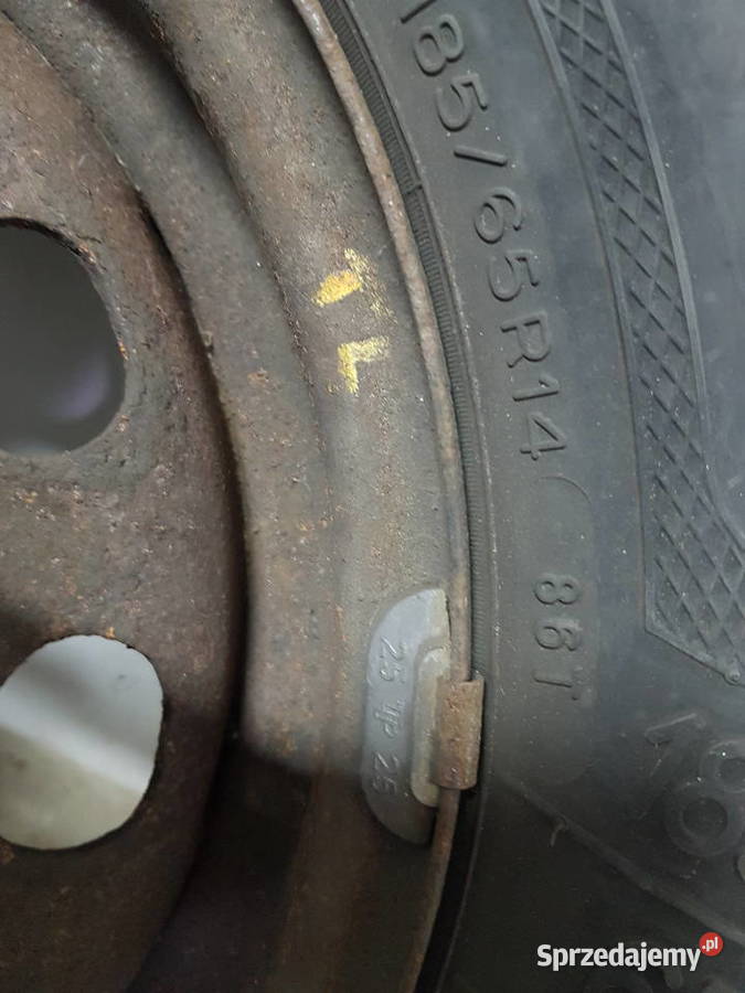 Felgi z oponami FORD FIESTA MK6 KLEBER 1856514 Rozmiar 14" Milicz sprzedam