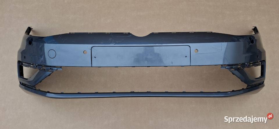 VW GOLF 7 VII ZDERZAK PRZÓD PRZEDNI SPRYSKI PDC Bieleń