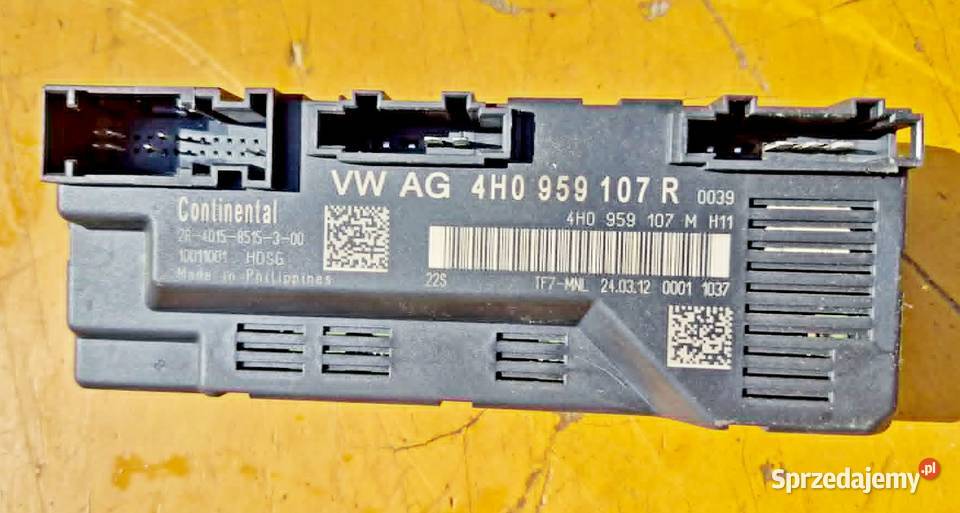 AUDI A8 D4 STEROWNIK KLAPY BAGAŻNIKA 4H0959107R Radom