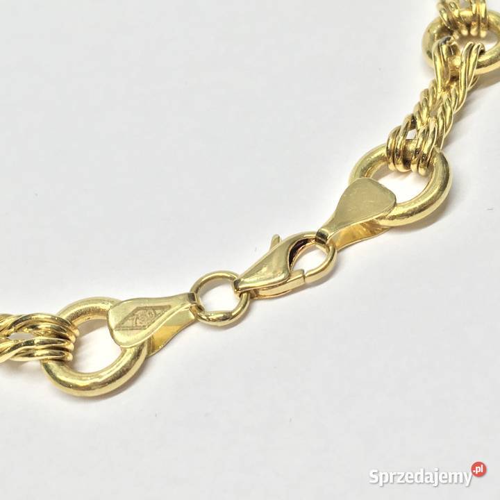 Złota BRANSOLETKA damska 750 18K cudownie Warszawa