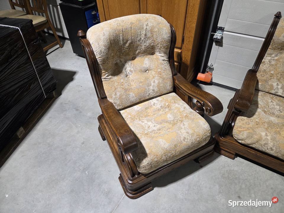 Masywny dębowy zestaw wypoczynkowy 311 sprzedam