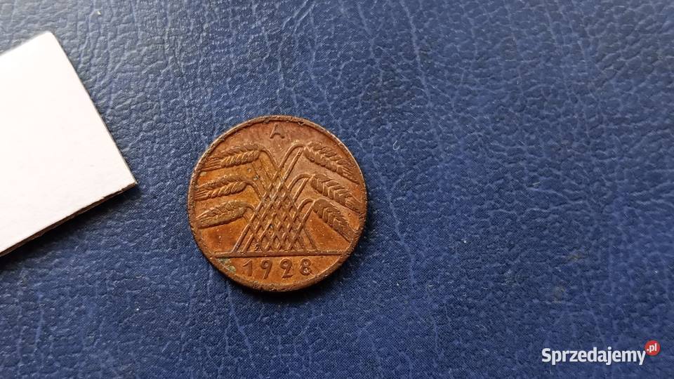 Stare monety 10 reichsfenig 1928 A NIemcy