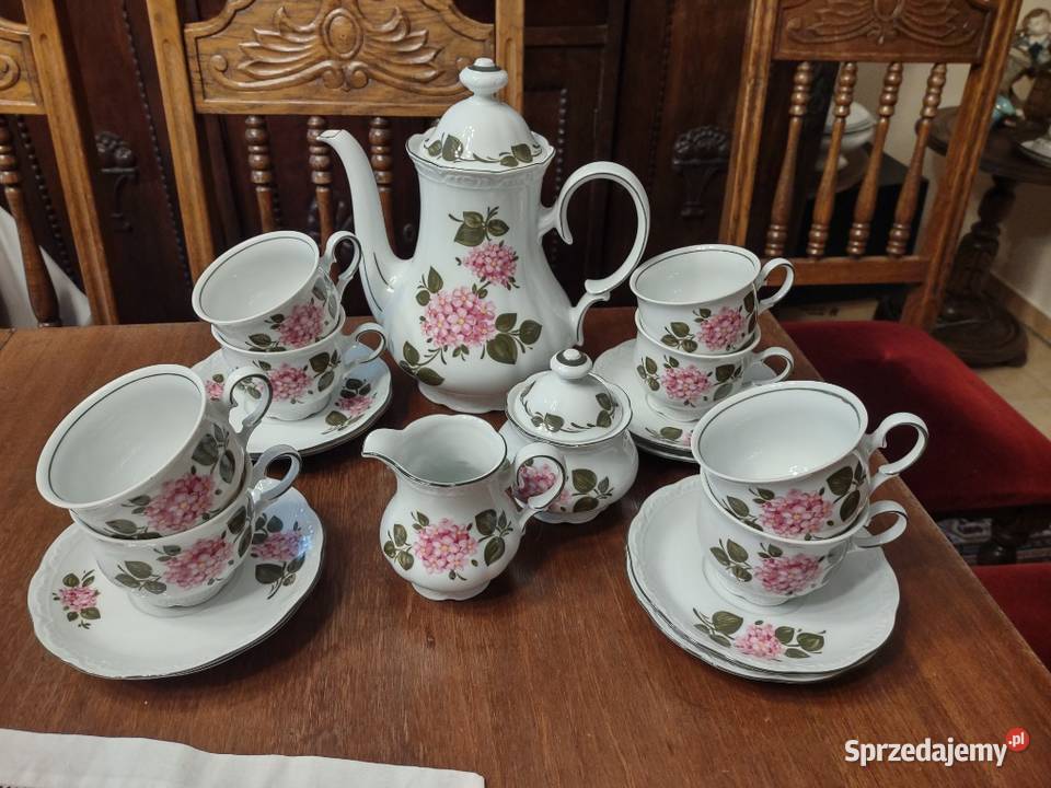 Stara Porcelana Serwis Kawowy Herbaciany