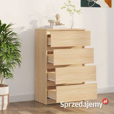 vidaXL Komoda dąb sonoma 60x35x985 materiał Warszawa