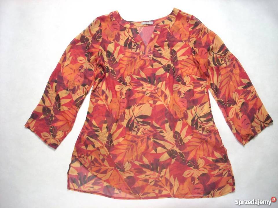 MarksSpencer tunika zwiewna Liście 44 46 48 Marks&amp;Spencer Nowy Sącz