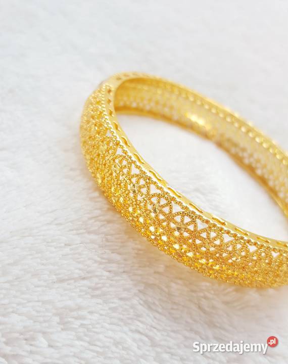 Nowa bransoletka bransoleta arabska złoty kolor Szczecin