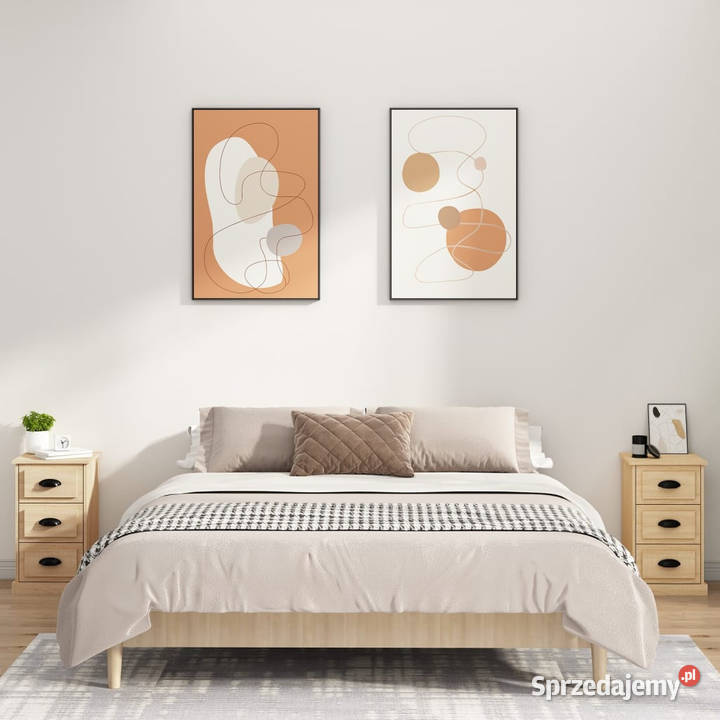 Szafka nocna dąb sonoma 39x39x67 materiał Warszawa