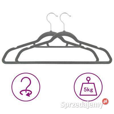 vidaXL 20 wieszaków na ubrania antypoślizgowe Warszawa