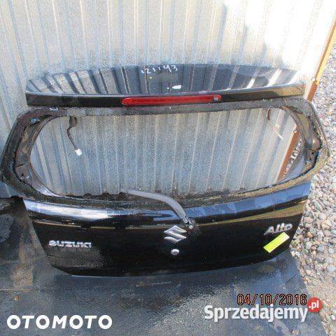 KLAPA TYŁ TYLNA BEZ SZYBY SUZUKI ALTO EUROPA osobowe Rakoniewice