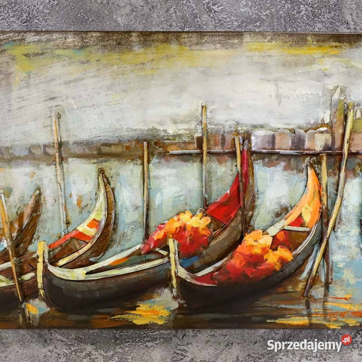 Obraz metalowy 3D LOFT PRZYSTAŃ 160x60 inny kolor