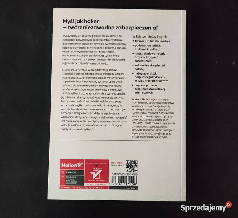 Bezpieczeństwo nowoczesnych aplikacji Mokrsko