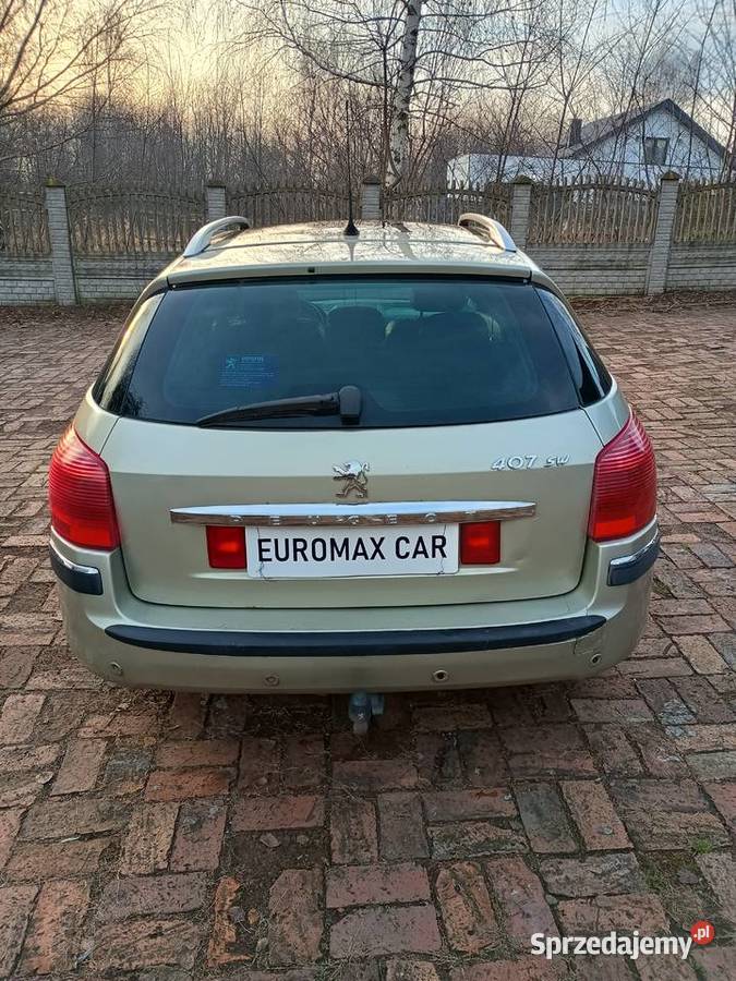 ŁADNY PEUGEOT 407 SW diesel nieuszkodzony