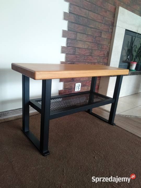 Komplet Loft do przedpokoju wieszak ławeczka Katowice