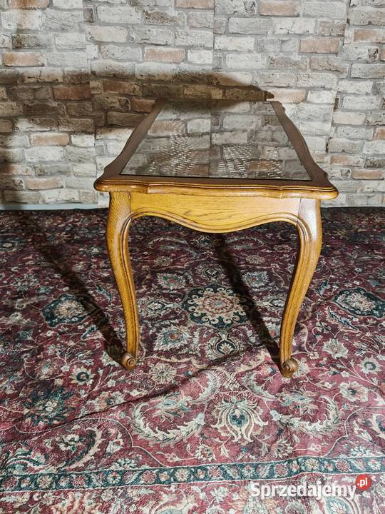 Stolik kawowy z rafią ludwik Sandomierz