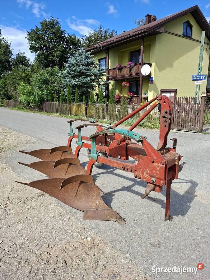 Pług Kverneland 3 skibowy 14 4 vario 16 ab 85 nieuszkodzony Raczki