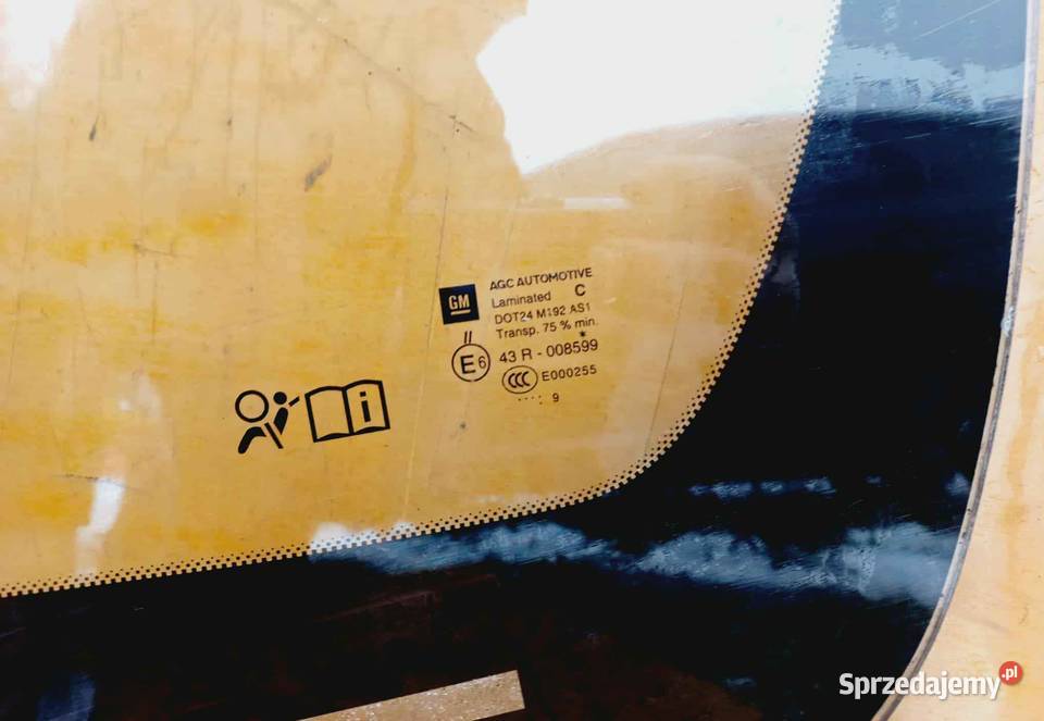 OPEL INSIGNIA A SZYBA CZOŁOWA PRZEDNIA ORYGINAŁ Rok produkcji 2009