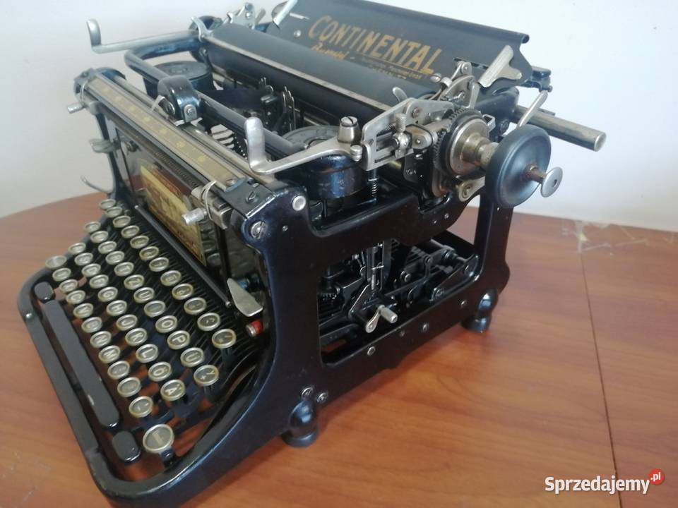 Stara maszyna do pisania CONTINENTAL lata 20 Borów sprzedam