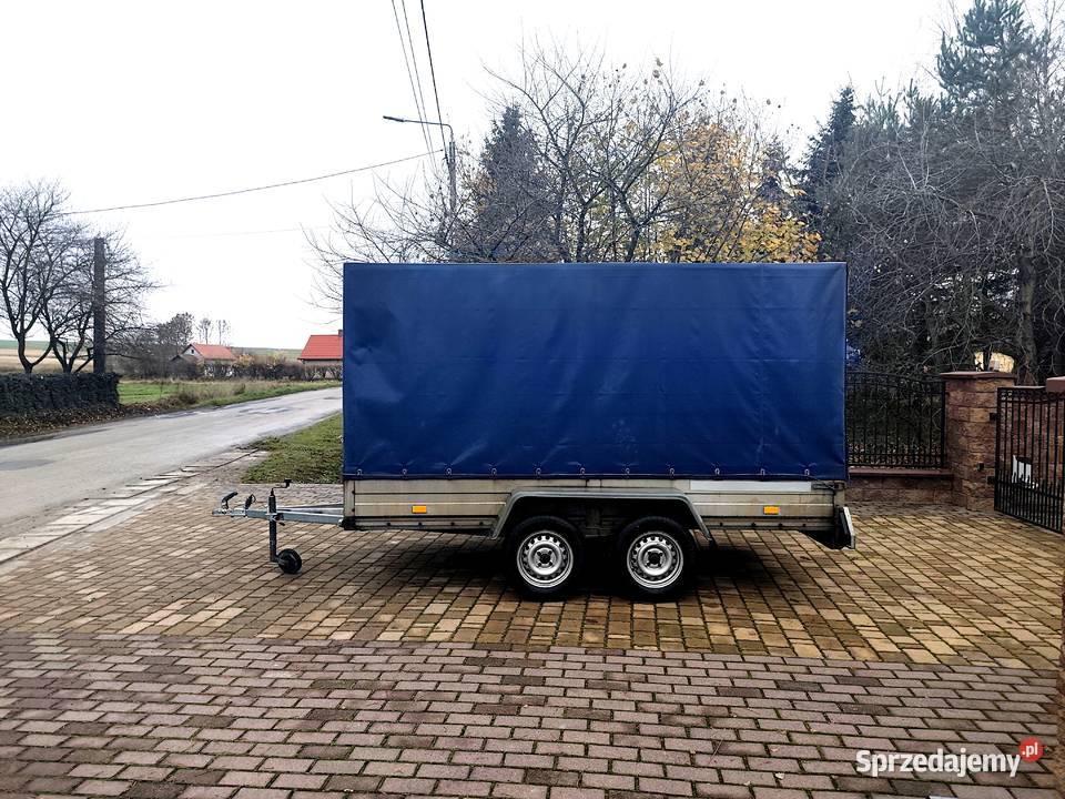 Przyczepa RYDWAN Dwuosiowa DMC 750 320 x 150 Burtowe i plandeki Wodzisław