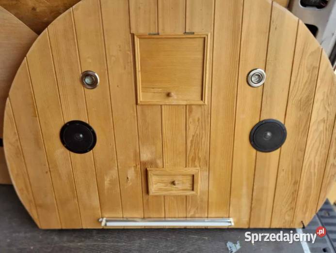 Sauna okrągła owalna szklana Kabina na