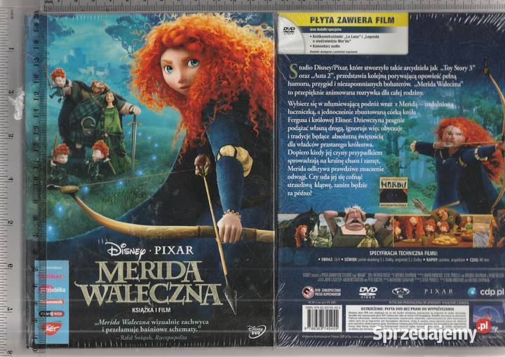 Merida Waleczna dubbing DVD Pruszków sprzedam