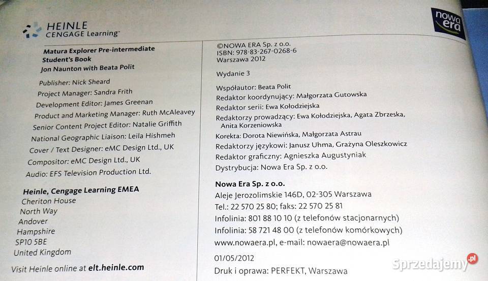 Matura Explorer Preintermediate Students Book J Chełm