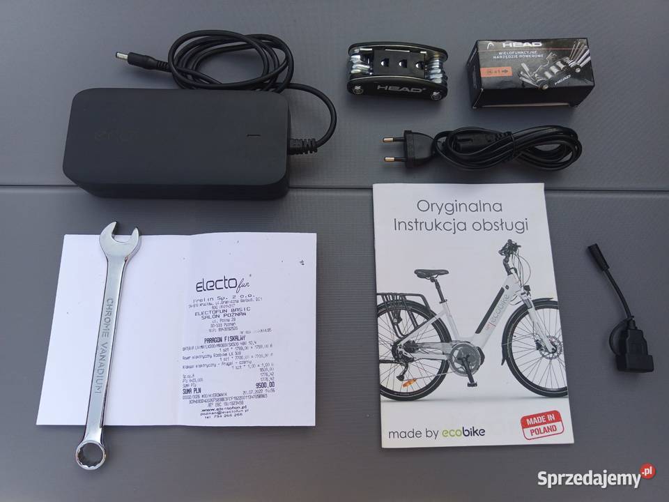 Rower elektryczny Ecobike LX300 wielkopolskie Plewiska