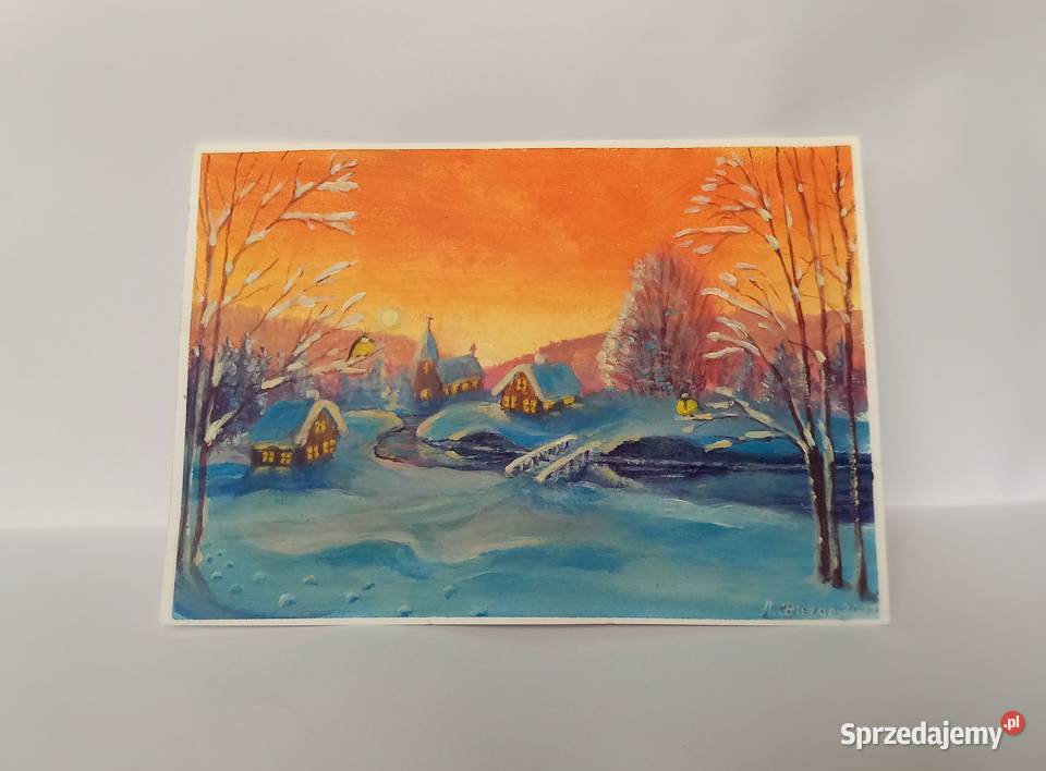 Obraz widoczek zimowy małopolskie Bochnia