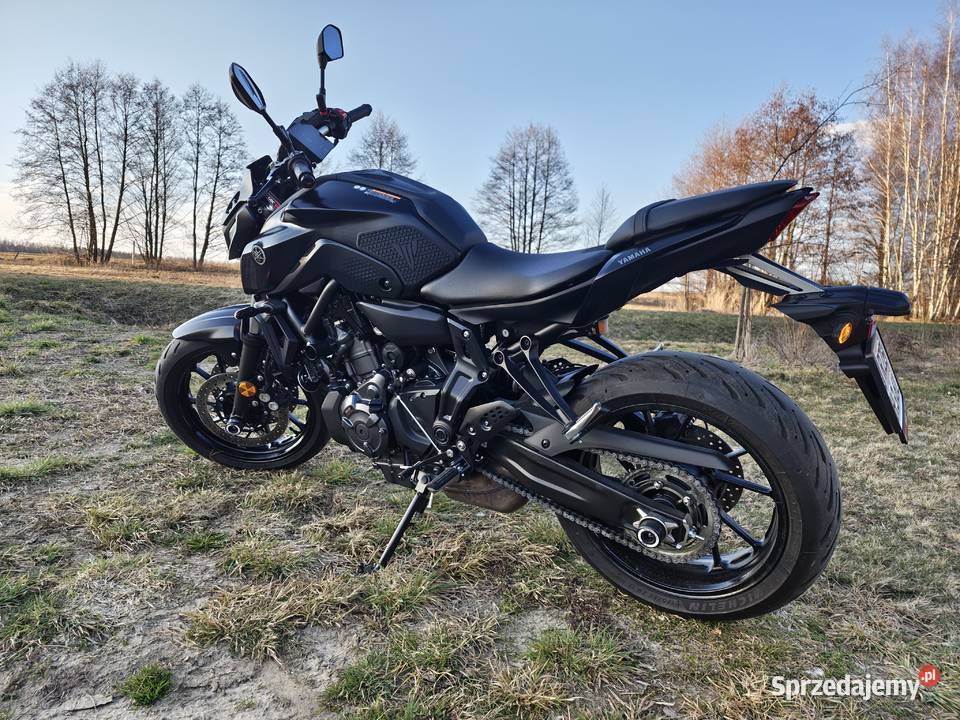 Sprzedam Yamaha MT07 2024 polski salon pierwszy kupiony w polskim salonie Motocykle, skutery, quady Sokołów Małopolski