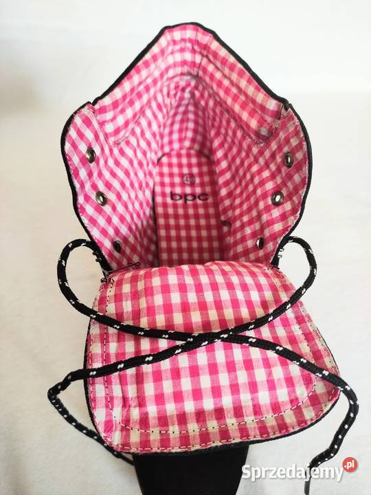 Nowe zamszowe botki Bonprix na obcasie Giżycko sprzedam