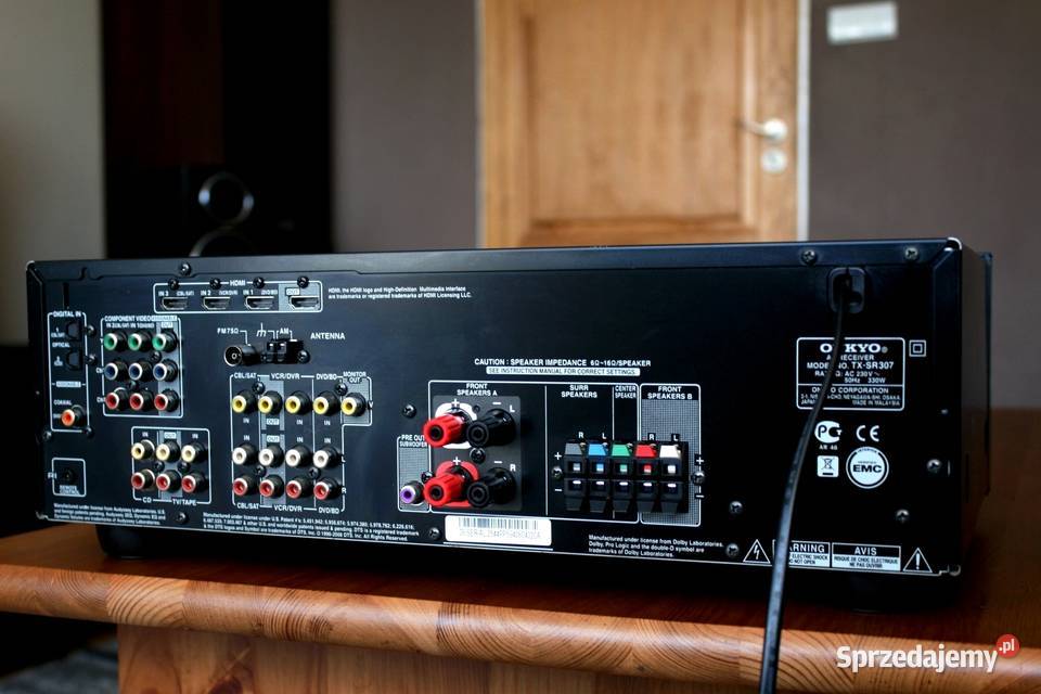 Amplituner Tx Sr 307 HDMI wzmacniacz kino domowe Gdańsk