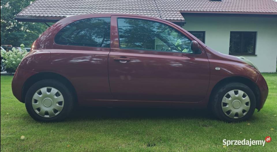 Nissan Micra 2005 Diesel Czerwony manualna Motoryzacja Różan